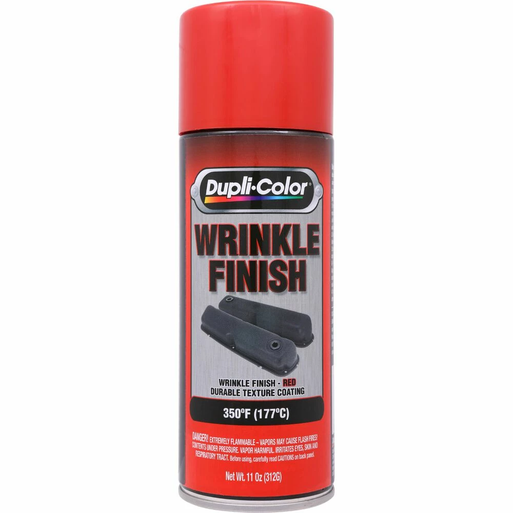Dupli-Color Wrinkle Aerosol Paint - Wrinkle Finish, Red - 312g 1 Dupli-Color Wrinkle Aerosol Paint - Wrinkle Finish, Red - 312g