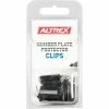 Altrex Number Plate Protector Replacement Clips Black Swivel - 4 Pack