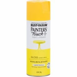 Rust-Oleum Rustoleum Aerosol Paint - Painters Touch Plus, Canary Yellow