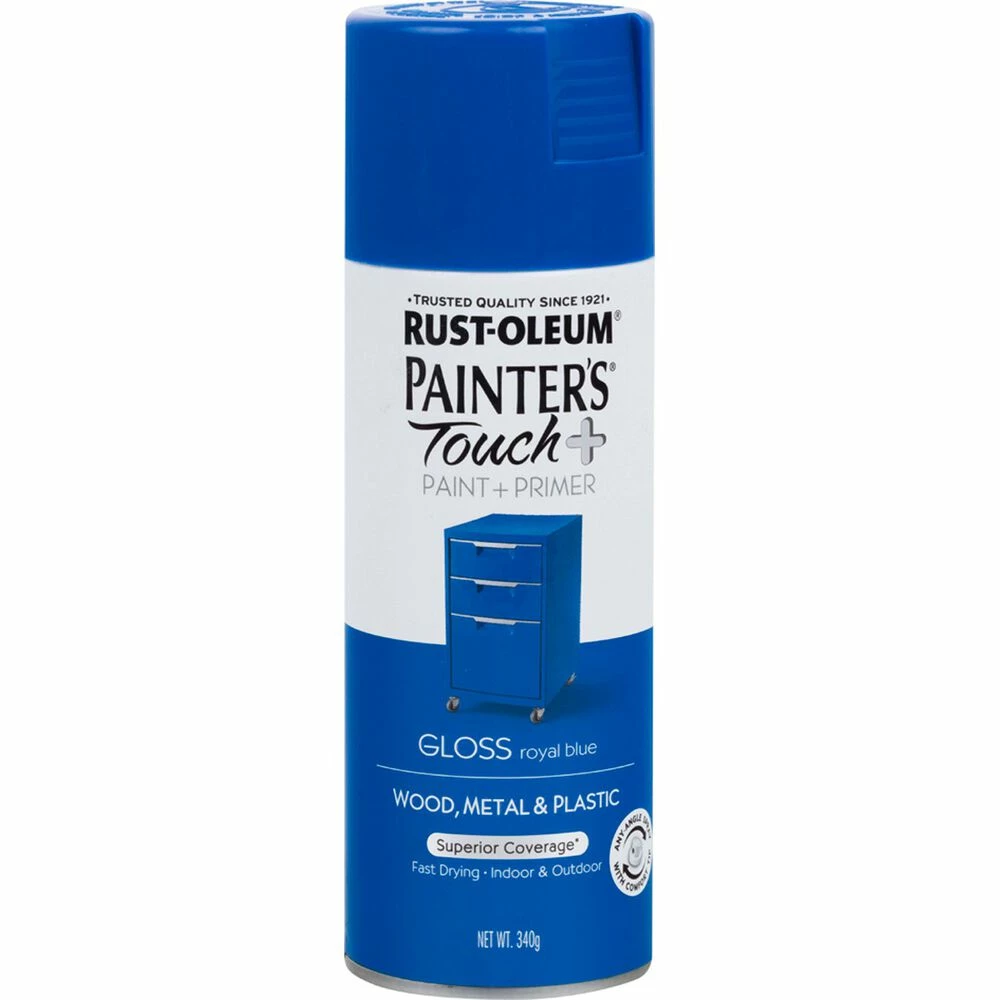 Rust-Oleum Rustoleum Aerosol Paint - Painters Touch Plus, Royal Blue 1 Rust-Oleum Rustoleum Aerosol Paint - Painters Touch Plus, Royal Blue