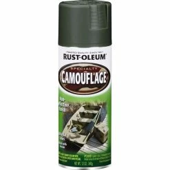 Rust-Oleum Camo Enamel Paint, Forest Green - 340g