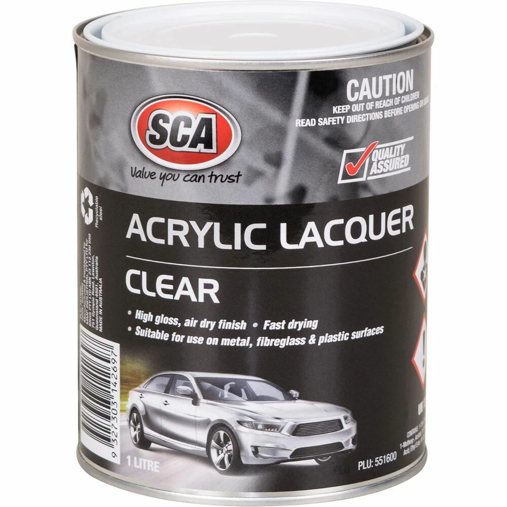 SCA Acrylic Paint, Clear - 1 Litre 1 SCA Acrylic Paint, Clear - 1 Litre