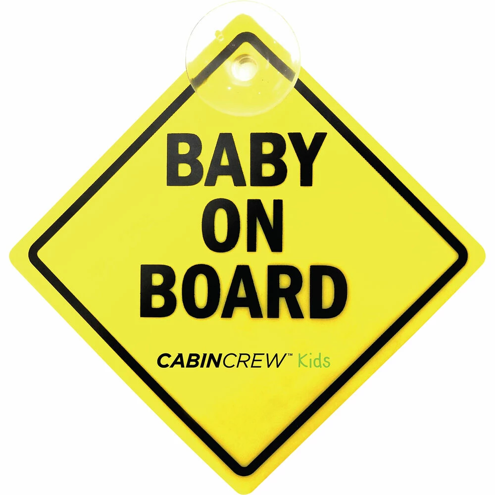 Cabin Crew Kids Baby On Board Sign 1 Cabin Crew Kids Baby On Board Sign
