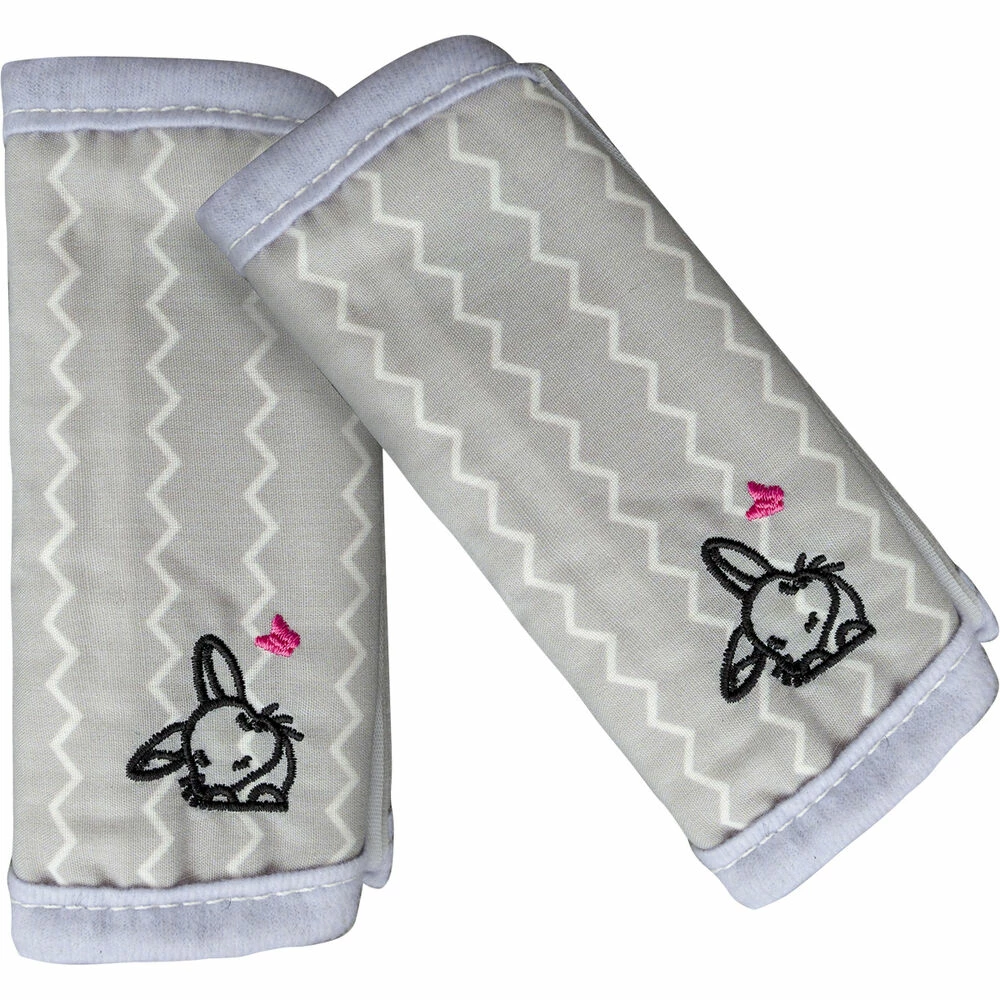 Cabin Crew Kids Seat Belt Buddies Pink/Grey Pair 3 Cabin Crew Kids Seat Belt Buddies Pink/Grey Pair - Image 3