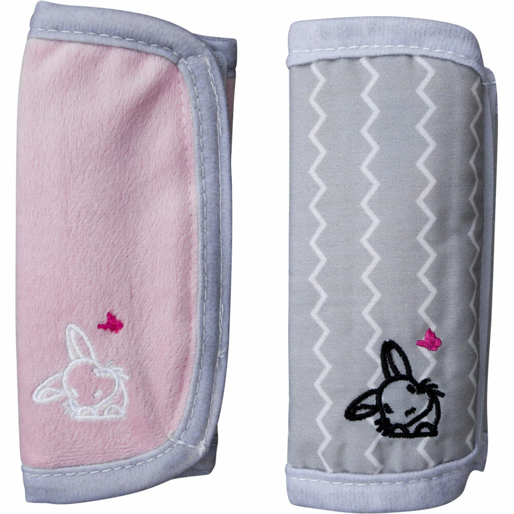 Cabin Crew Kids Seat Belt Buddies Pink/Grey Pair 1 Cabin Crew Kids Seat Belt Buddies Pink/Grey Pair