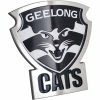 Geelong Cats AFL Supporter 3D Chrome Logo
