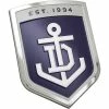 Fremantle Dockers AFL Supporter 3D Chrome Logo