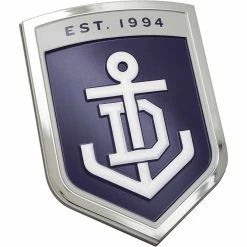 Fremantle Dockers AFL Supporter 3D Chrome Logo