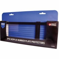 SCA Number Plate Protector - 6 Figure With Lines Standard
