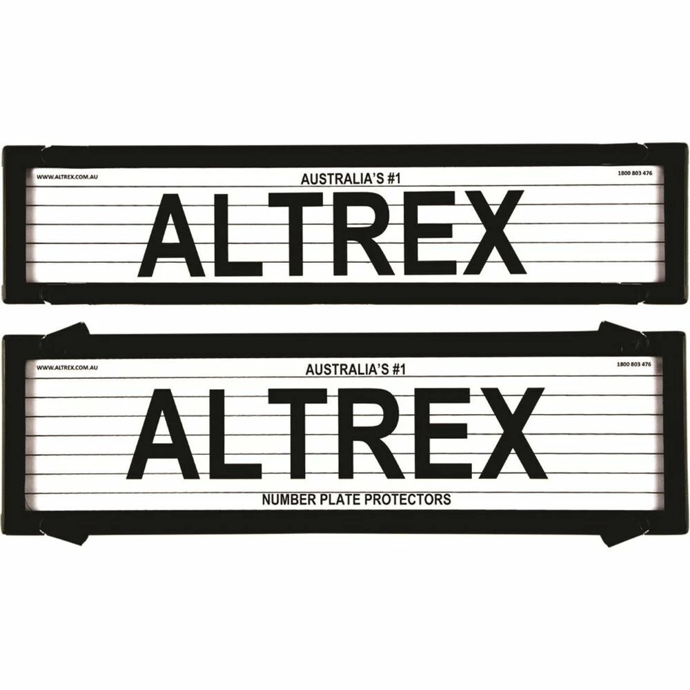 Altrex Number Plate Protector - 6 Figure Deluxe With Lines 6LP 1 Altrex Number Plate Protector - 6 Figure Deluxe With Lines 6LP