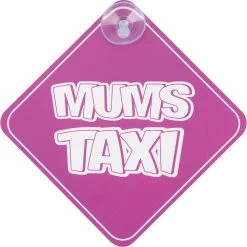 Cabin Crew Kids Mums Taxi Sign