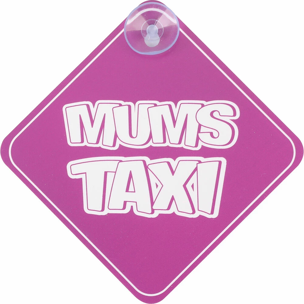 Cabin Crew Kids Mums Taxi Sign 1 Cabin Crew Kids Mums Taxi Sign