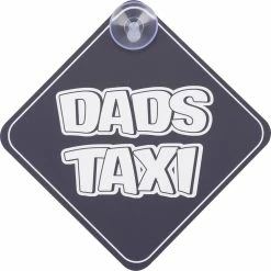 Cabin Crew Kids Dads Taxi Sign