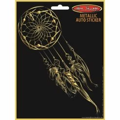 Hot Stuff Sticker Gold Dream Catcher, Metallic