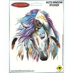 Hot Stuff Sticker Horse Feathers, Vinyl