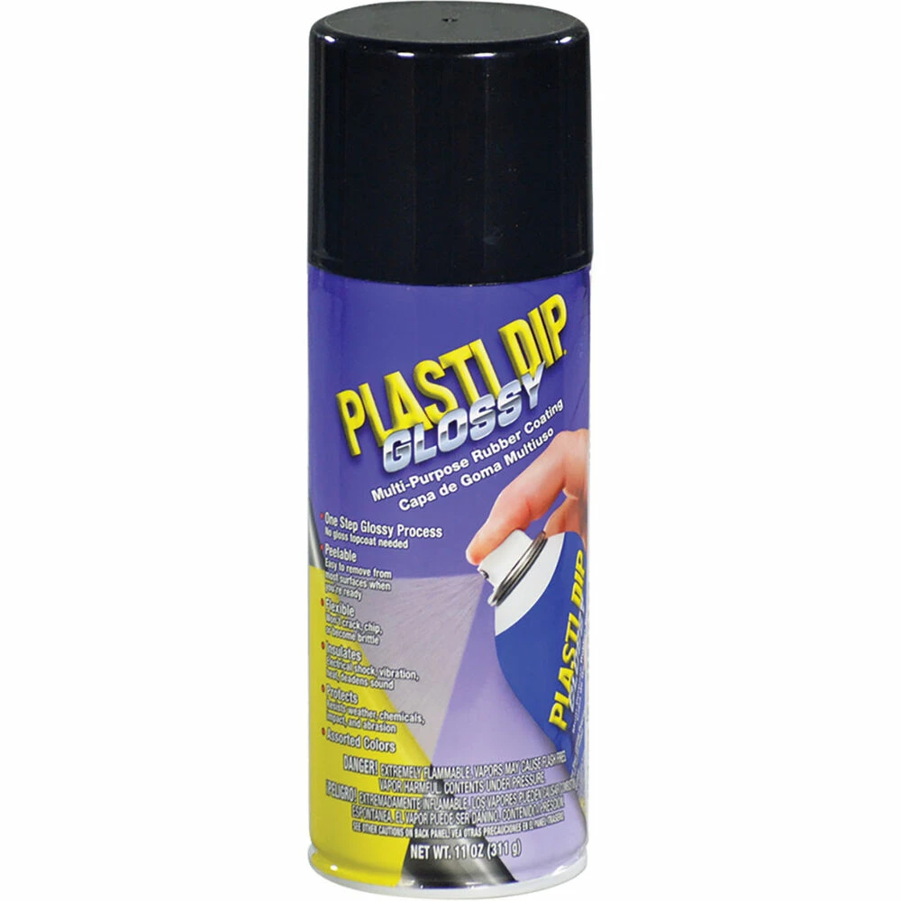 Performix Plasti Dip Aerosol, Gloss Black - 311g 1 Performix Plasti Dip Aerosol, Gloss Black - 311g