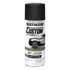 Rust-Oleum Custom Premium Lacquer Paint, Matt Black - 312g