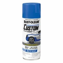 Rust-Oleum Custom Premium Lacquer Paint, Matt Blue - 312g