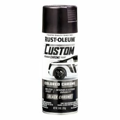 Rust-Oleum Custom Premium Lacquer Paint, Chrome Black - 312g