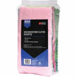 SCA Microfibre Cloth Assorted Pack 500g -Detailing Tools Shop SCA 617969 01 hi res