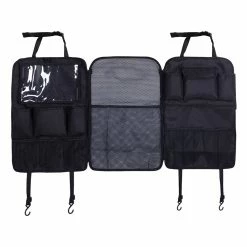 Cabin Crew Kids Organiser Triple Divider Backseat Black