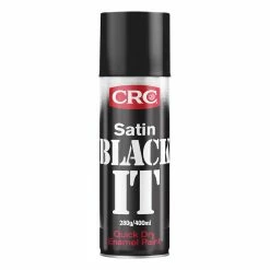 CRC Black It Enamel Paint, Satin Black - 400g