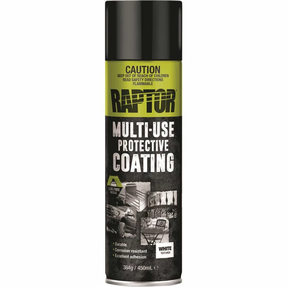 Raptor Multi-Use Protective Coating, White - 450mL 1 Raptor Multi-Use Protective Coating, White - 450mL