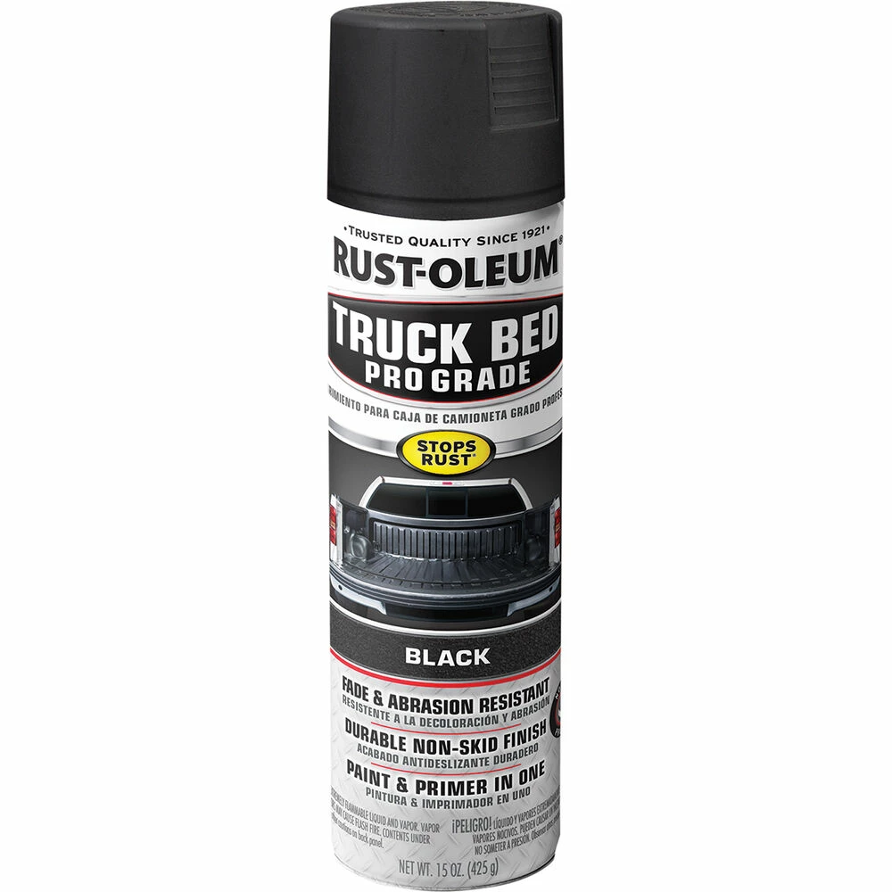 Rust-Oleum Truck Bed Pro Grade Aerosol, Black - 425g 1 Rust-Oleum Truck Bed Pro Grade Aerosol, Black - 425g