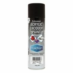 Balchan Acrylic Paint, Matt Black - 400g