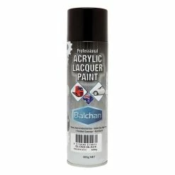 Balchan Acrylic Paint, Gloss Black - 400g