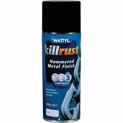 Wattyl Killrust Epoxy Gloss Enamel Aerosol Paint, Silver - 300g