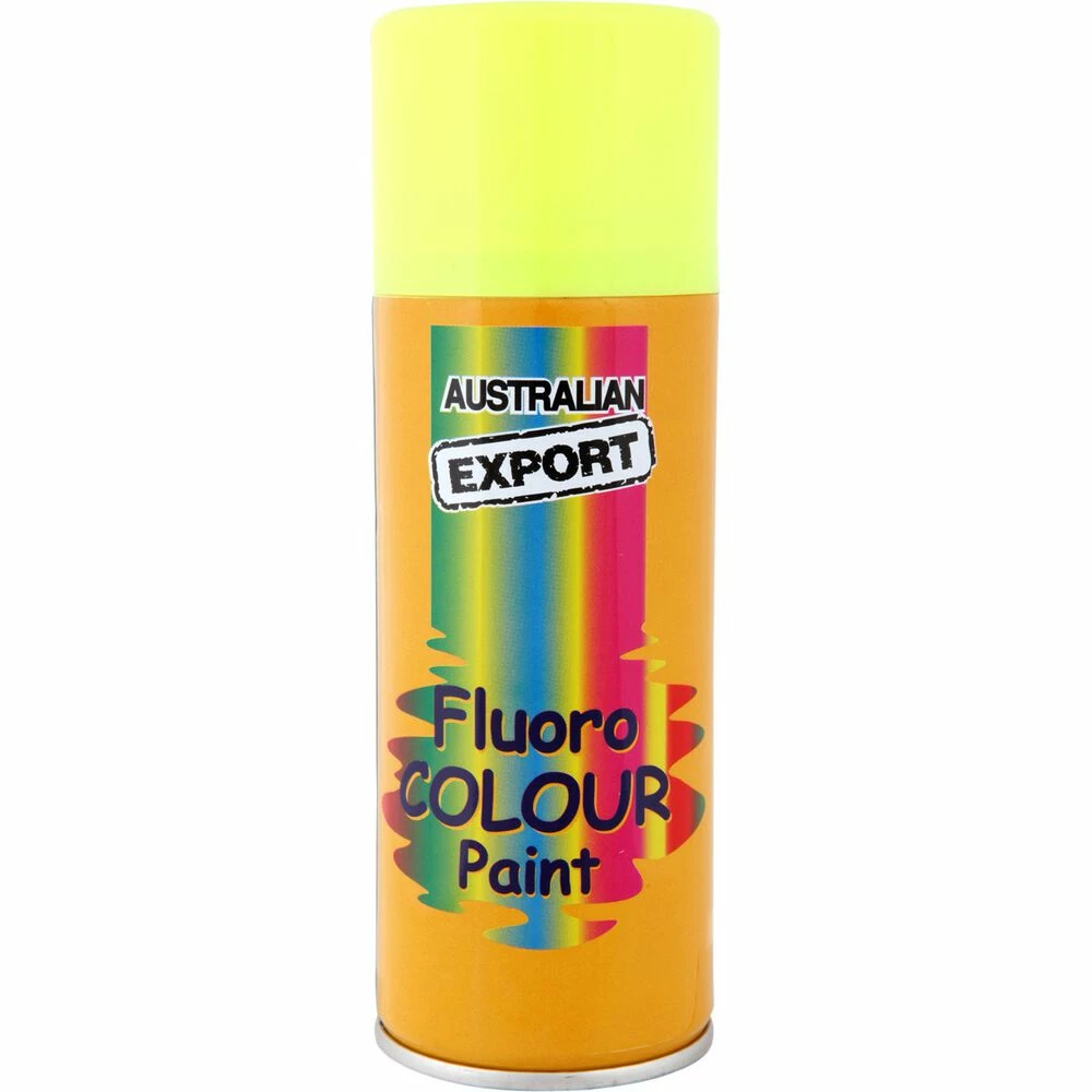 Export Enamel Paint, Fluro Lunar Yellow - 125g 1 Export Enamel Paint, Fluro Lunar Yellow - 125g