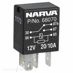 Narva Change Over Micro Relay - 20/10A, 12V