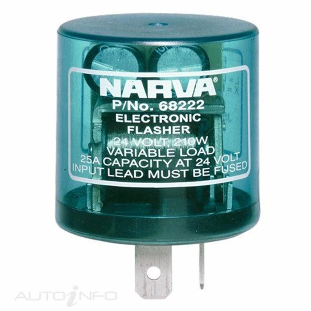 Narva 2 Pin Electronic Flasher - 24V 1 Narva 2 Pin Electronic Flasher - 24V