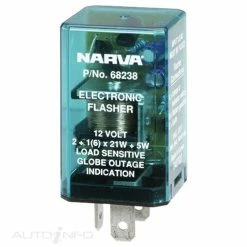 Narva 3 Pin Electronic Flasher - 12V