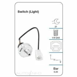 Tridon Oil Pressure Switch (Light) - TPS010