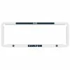 AFL Number Plate Protector - Carlton, 6 Figure Clear Standard