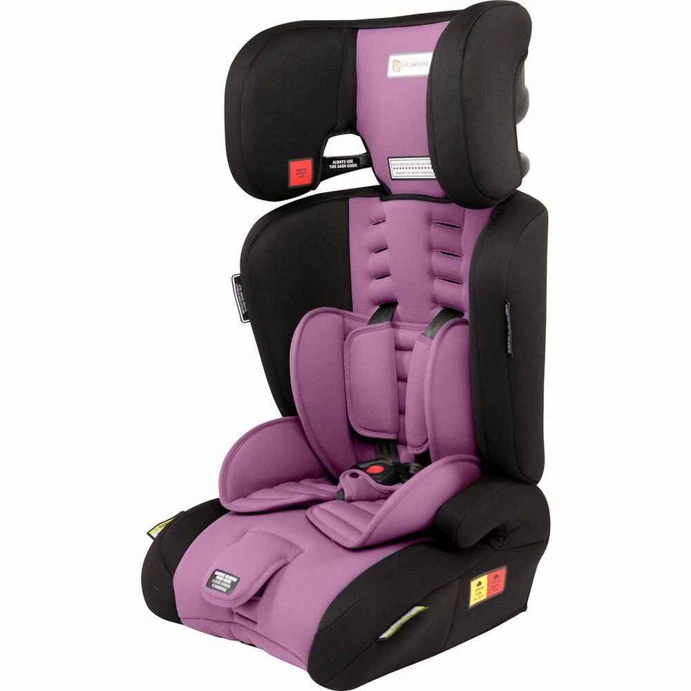 InfaSecure Visage Astra - Convertible Booster Seat, Purple, CS7313AST.PURPLE 1 InfaSecure Visage Astra - Convertible Booster Seat, Purple, CS7313AST.PURPLE